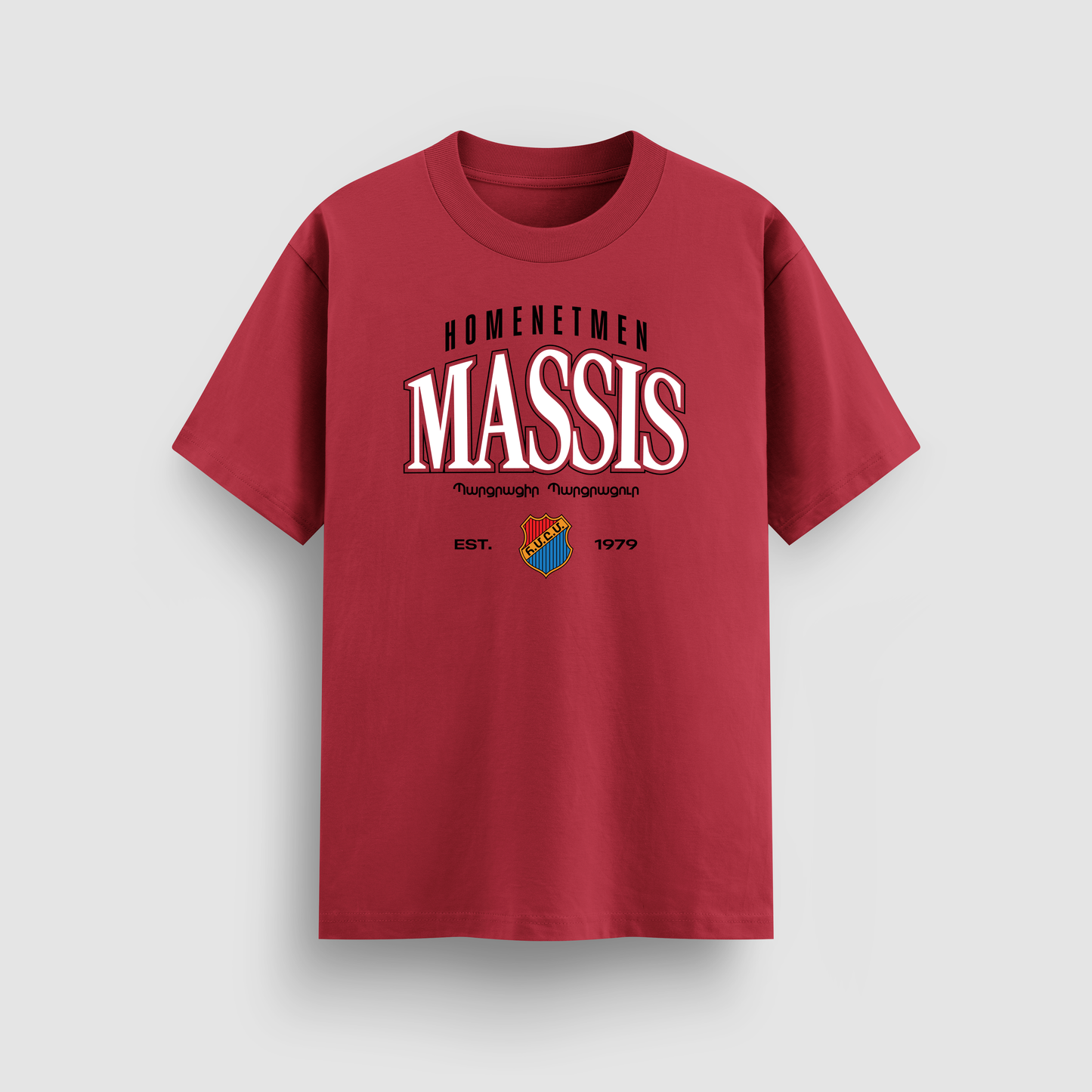 Massis Heritage Tee in red