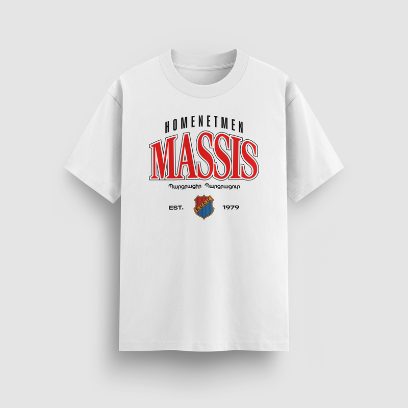 Massis Heritage Tee in white