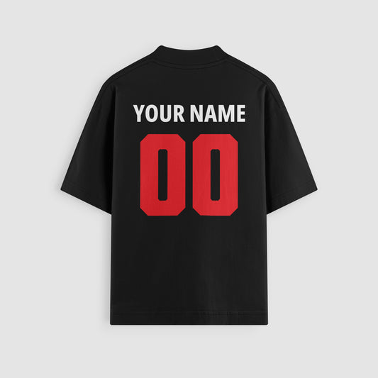 Massis Team Tee in black, back