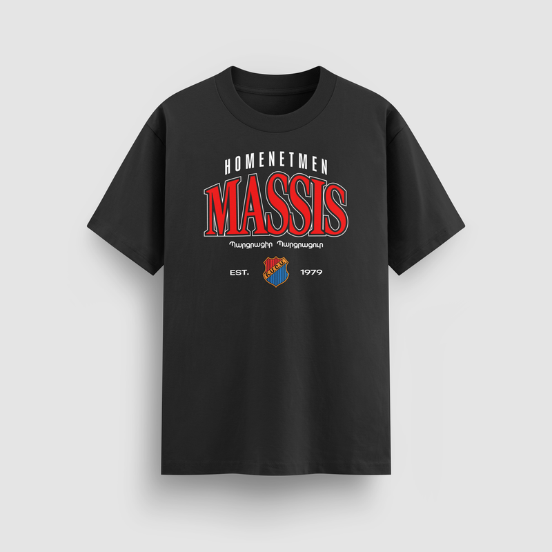 Massis Heritage Tee in black