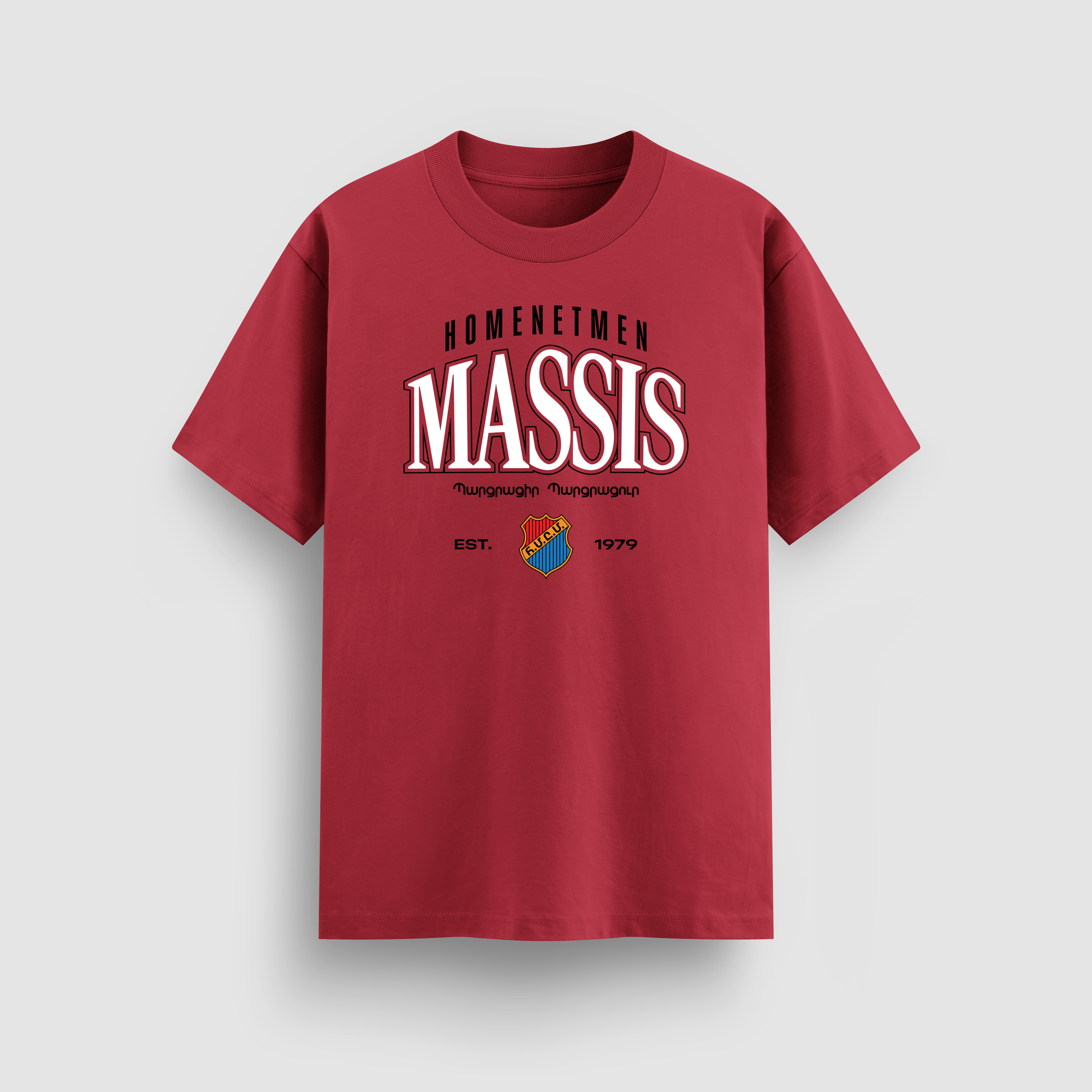 Massis Heritage Tee in red