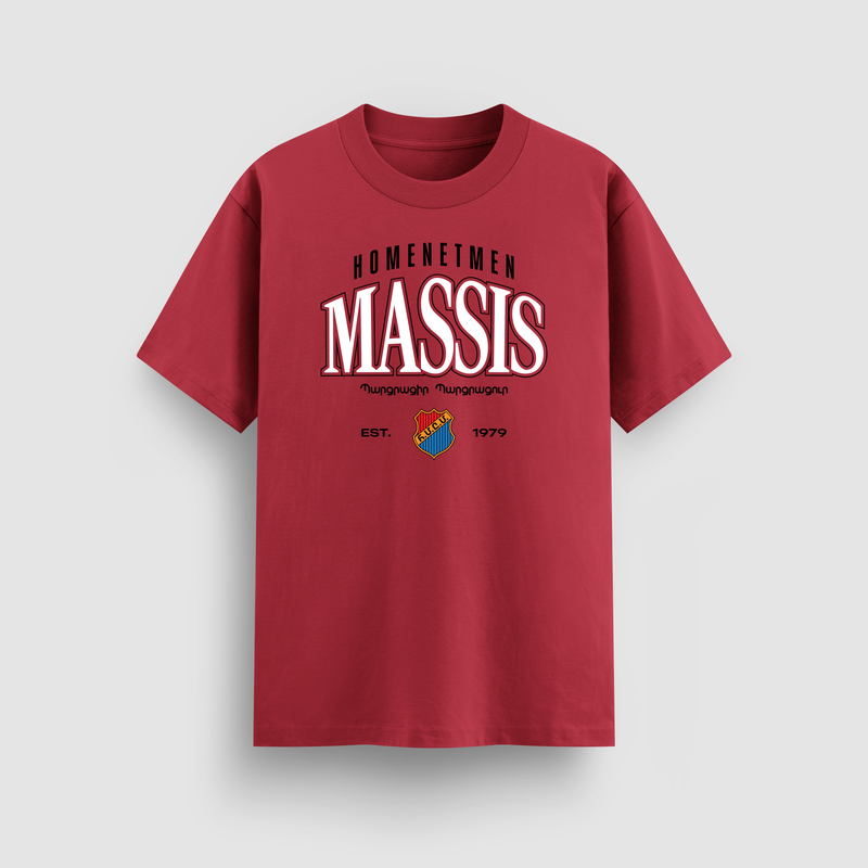 Massis Heritage Tee in red