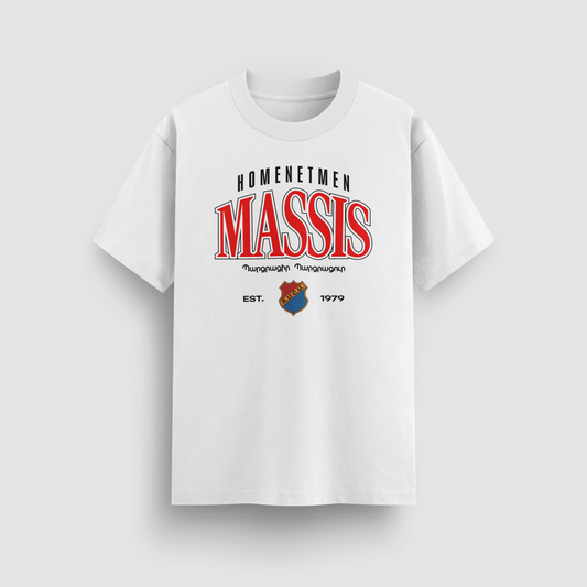 Massis Heritage Tee in white