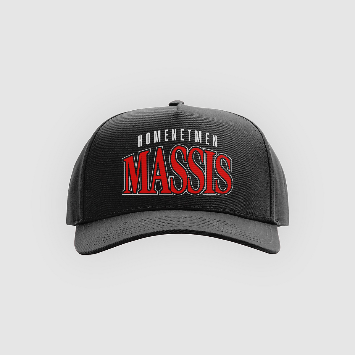 Massis Rise and Raise Hat in cream and red